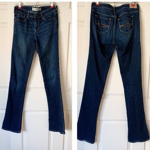 Abercrombie & Fitch Dark Blue Jean Size 4L 27W 35L